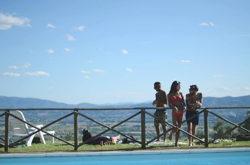Agriturismo Villa Gabbiano Capodacqua  Luaran gambar